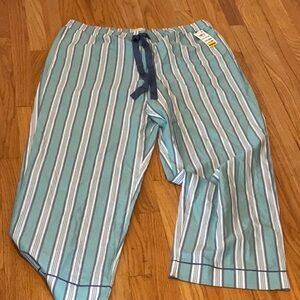 Striped Blue Pajama Pants